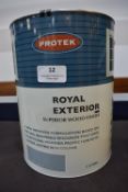 *1x 5L of Protek Mendip Mist Royal Exterior Superior Wood Finish