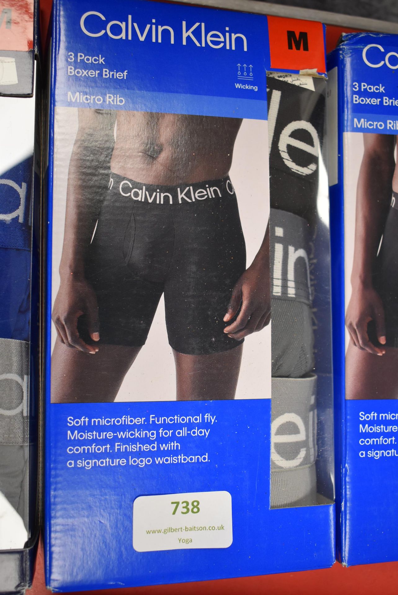 *Calvin Klein Boxer Briefs Size: M 3pk