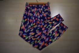 *Fish Pattern Yoga Leggings Size: M