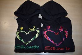 *Two Silhouette Black Hoodies Size: S