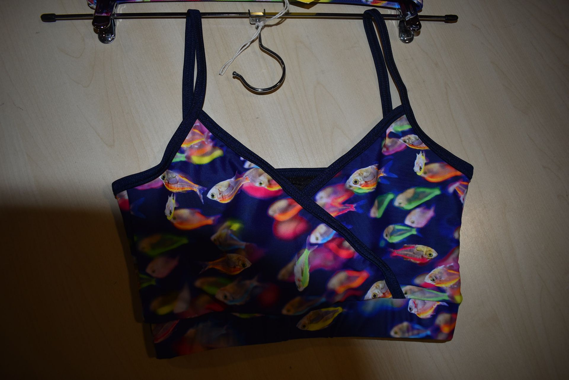 *Fish Pattern Yoga Leggings and Top Size: S - Image 2 of 2