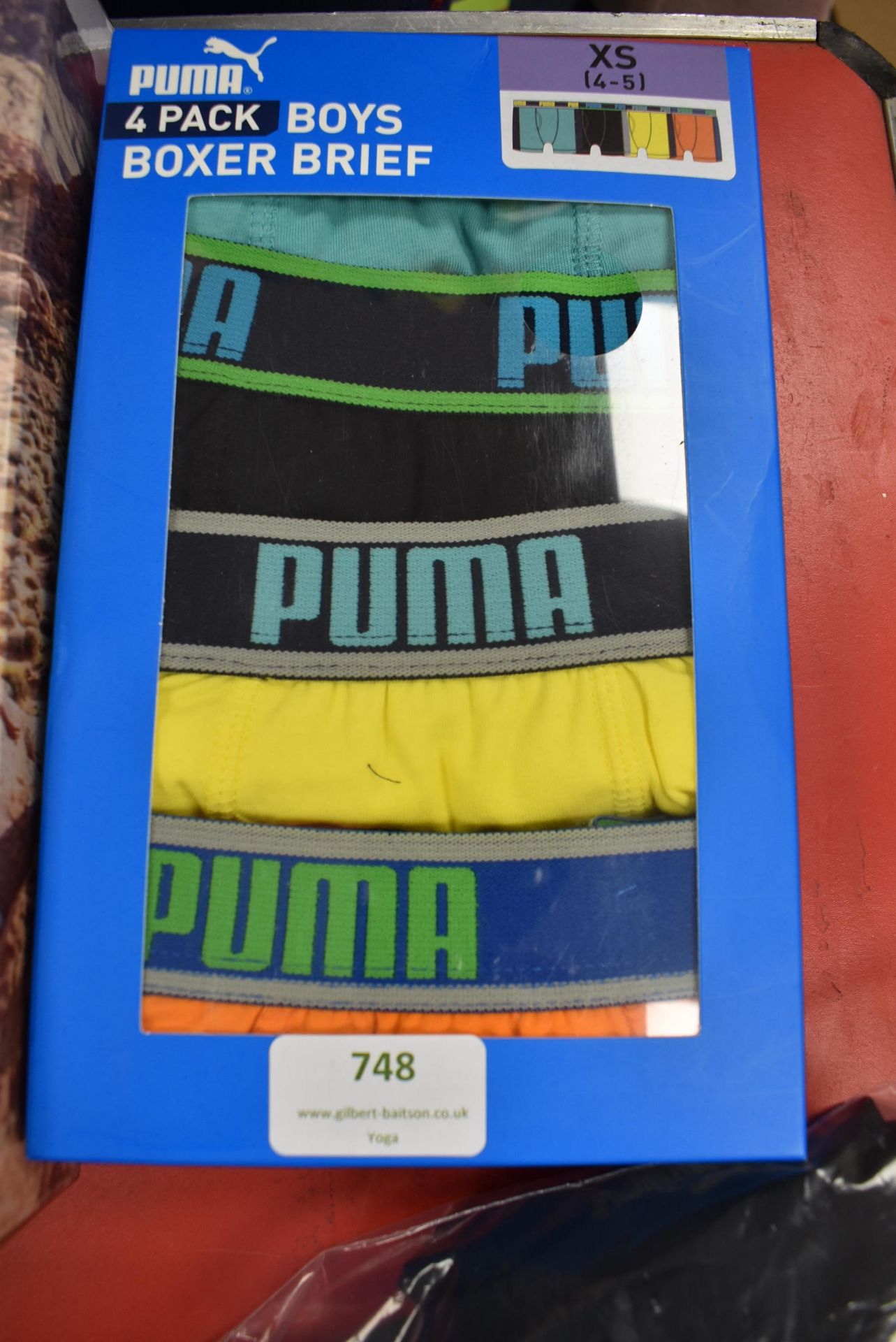 Puma Boy’s Boxer Briefs Size: 4-5 years 4pk