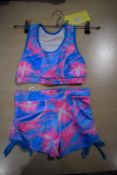 *Pink & Blue Yoga Shorts and Top Size: S
