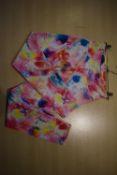 *Rainbow Flower Yoga Leggings Size: S