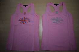 *Four Silhouette Pink Vests Size: M