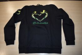 *Two Silhouette Black Hoodies Size: L