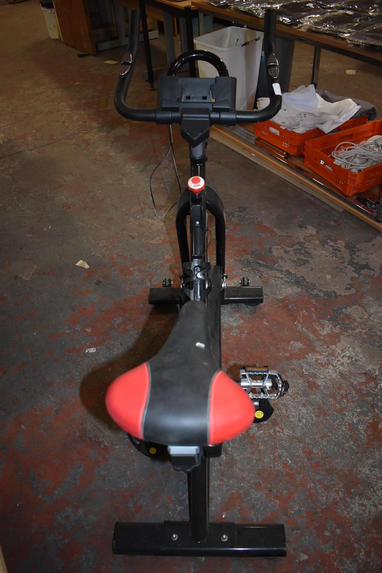 Sport Black & Red Exercise Bike - Image 2 of 2