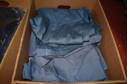 Quantity of Steel Blue Press Stud Work Jackets (mixed sizes)