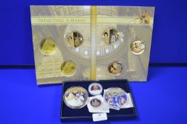 Eight Pope John Paul II and Other Commemorative Co