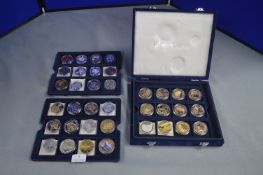 Westminster Display Case Containing 36 Assorted Co