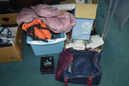 Sports Bag, Clothing, Electricals, Telephones, etc