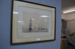 Victorian Hull and Bridlington Shipping Prints, et