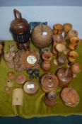 Turned Wooden Pots, Ornaments, etc.