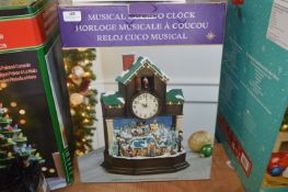 *Musical Christmas Cuckoo Clock