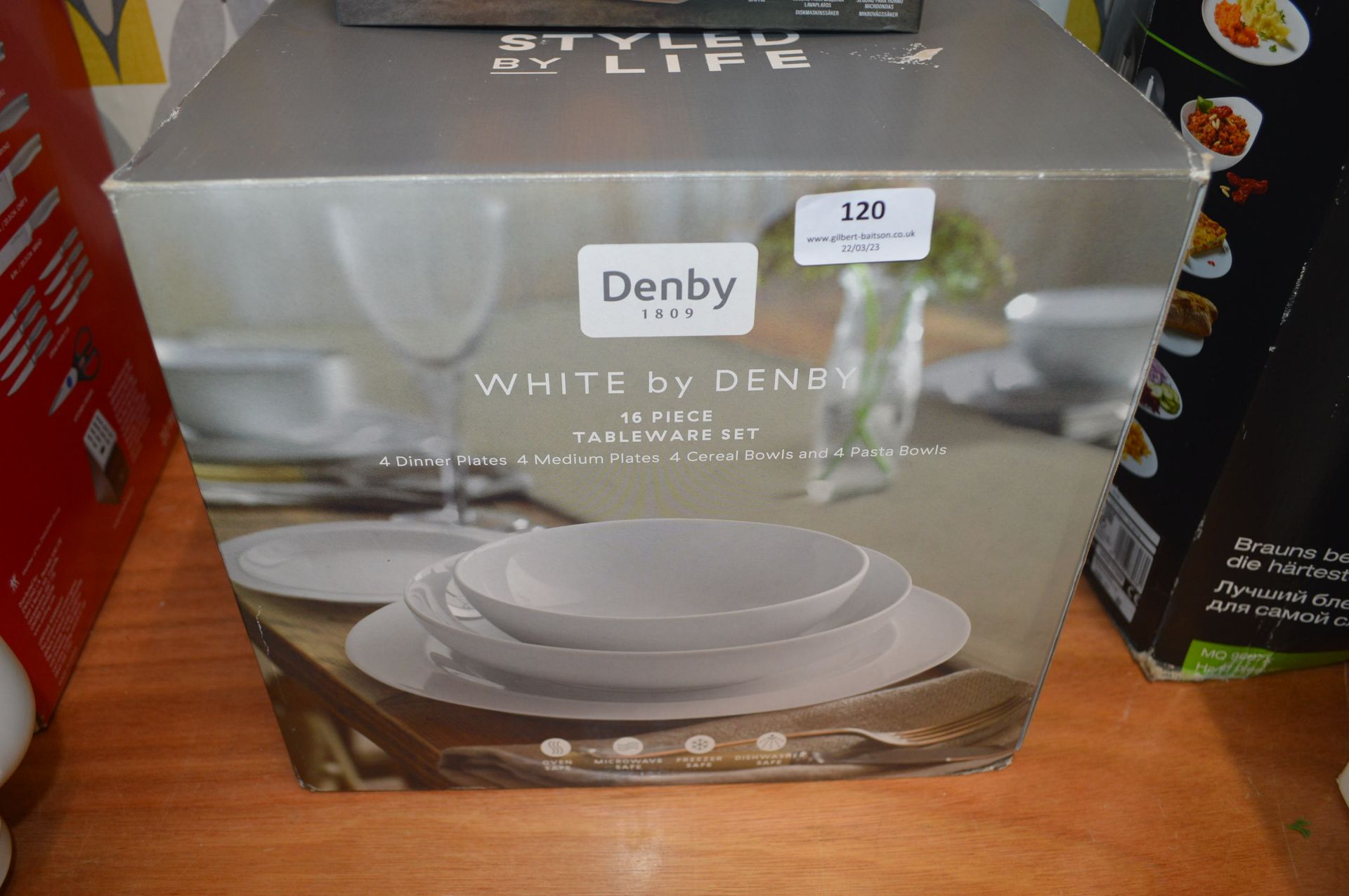 *Denby White Tableware Set