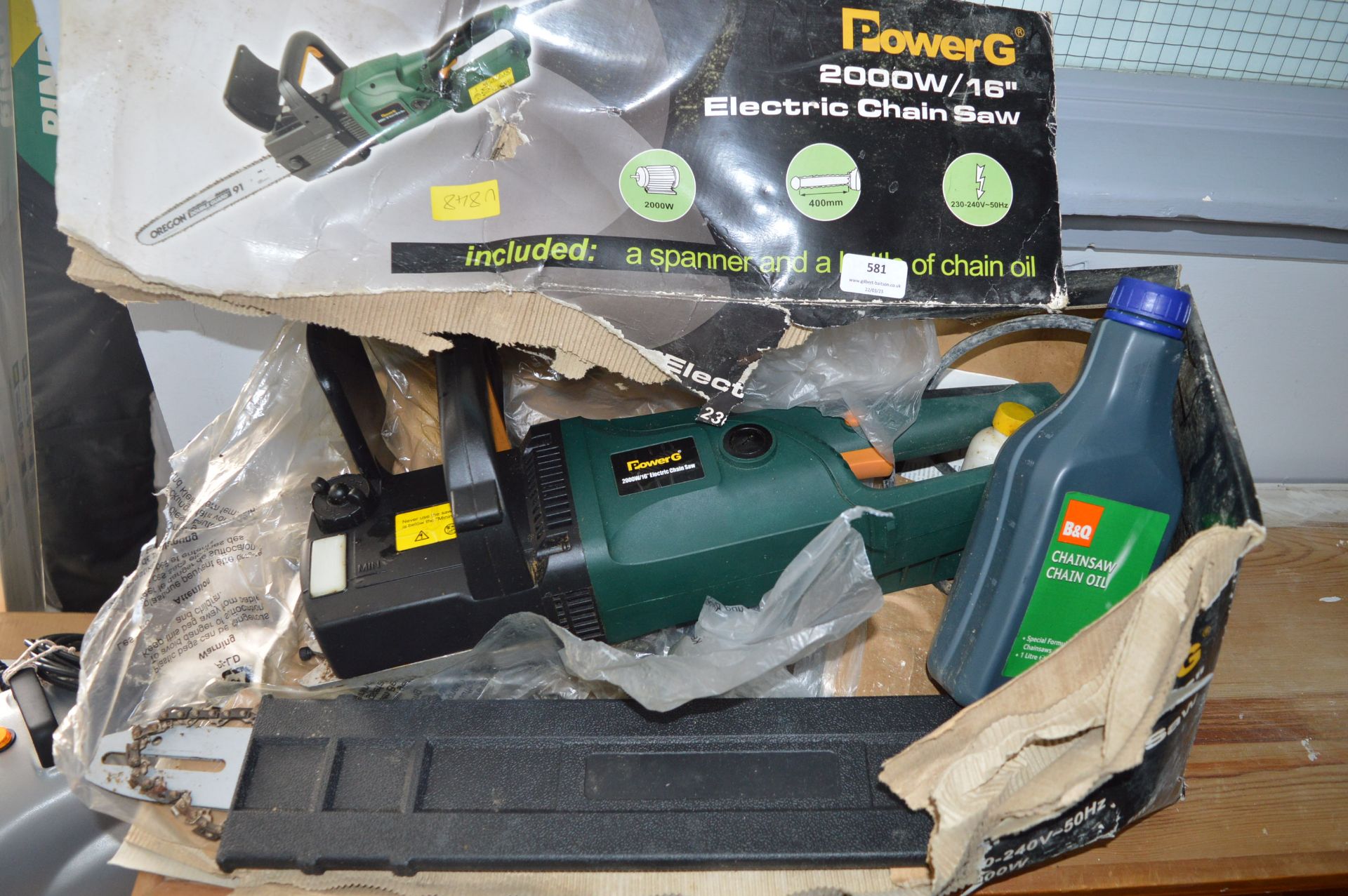 Power G Electric Chainsaw