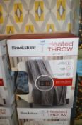 *Brookstone Heated Throw 50"x60"