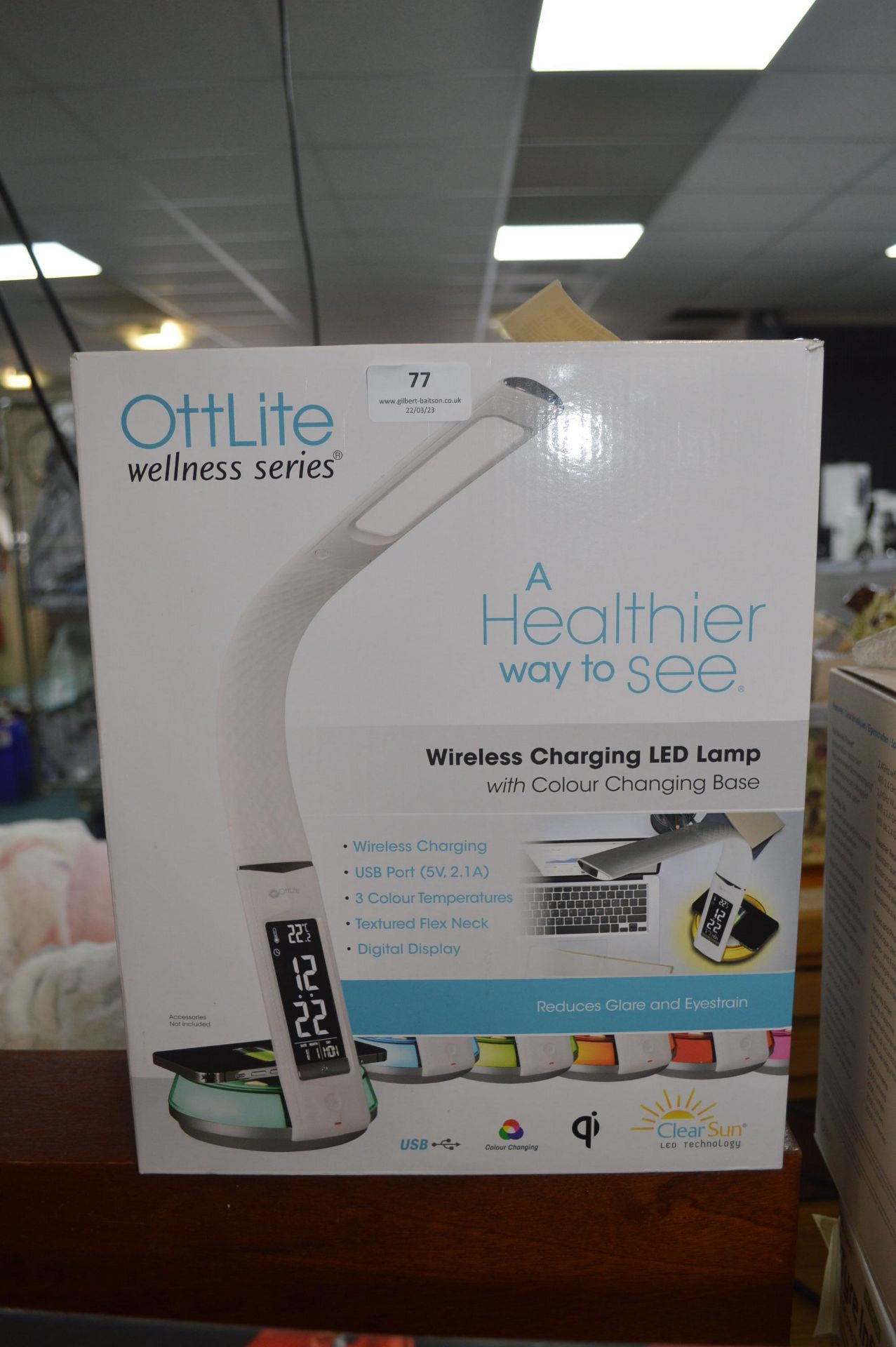 *Ottlite Wireless Charging LED Lamp