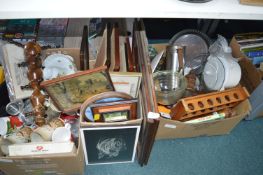 Three Boxes of Kitchenware, Pottery, China, Spice