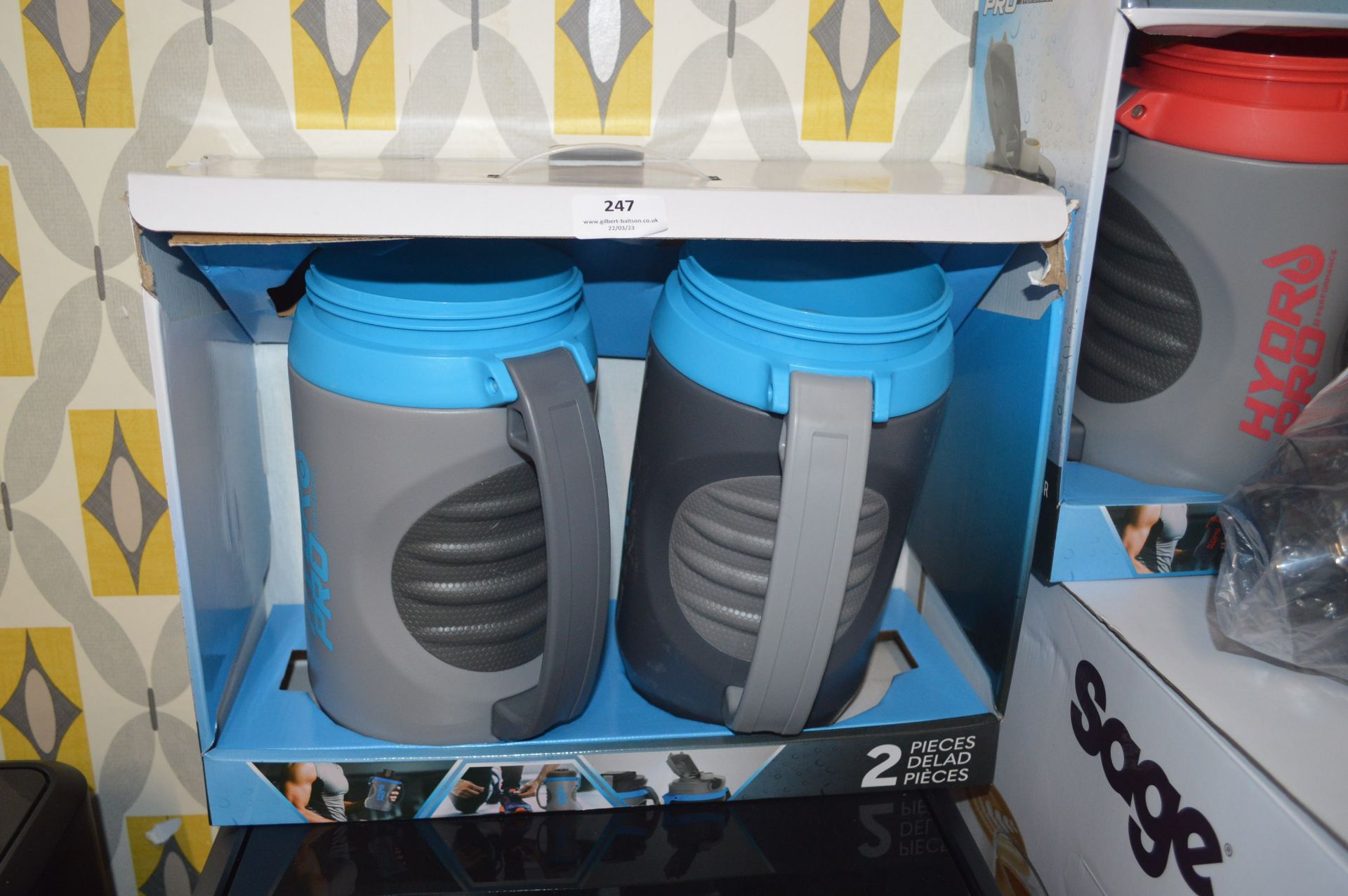 *Hydro Pro 2pc Sports Jug Set (no lids)