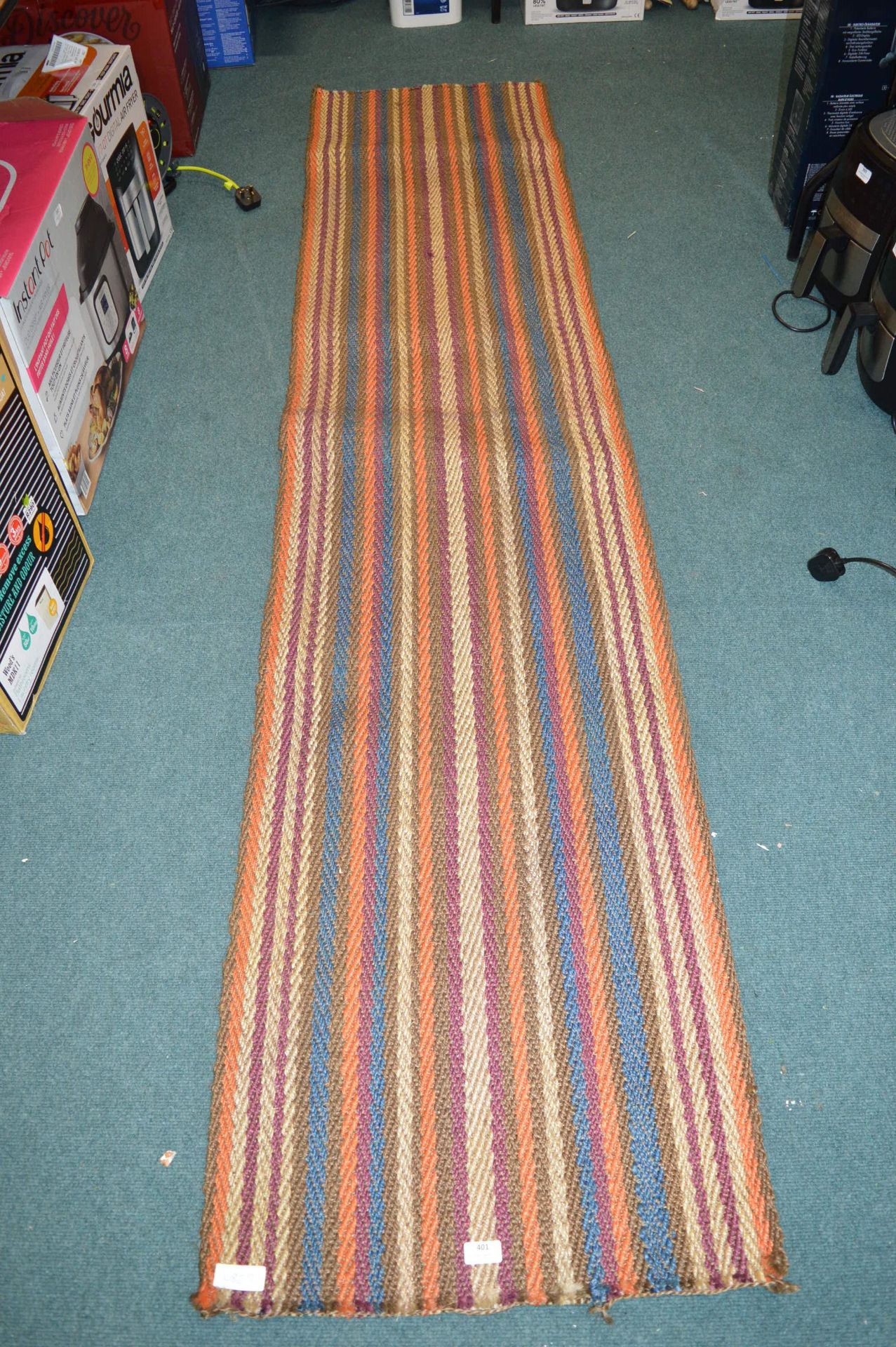 Multicoloured Striped Runner