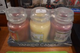 *Yankee Candle 3pk