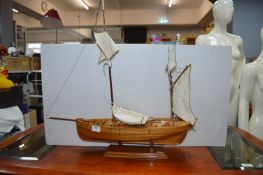 Wooden Model Sailing Ship