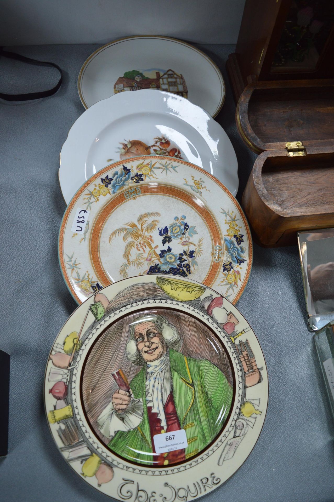 Royal Doulton Squire Plate plus Other Vintage Plat