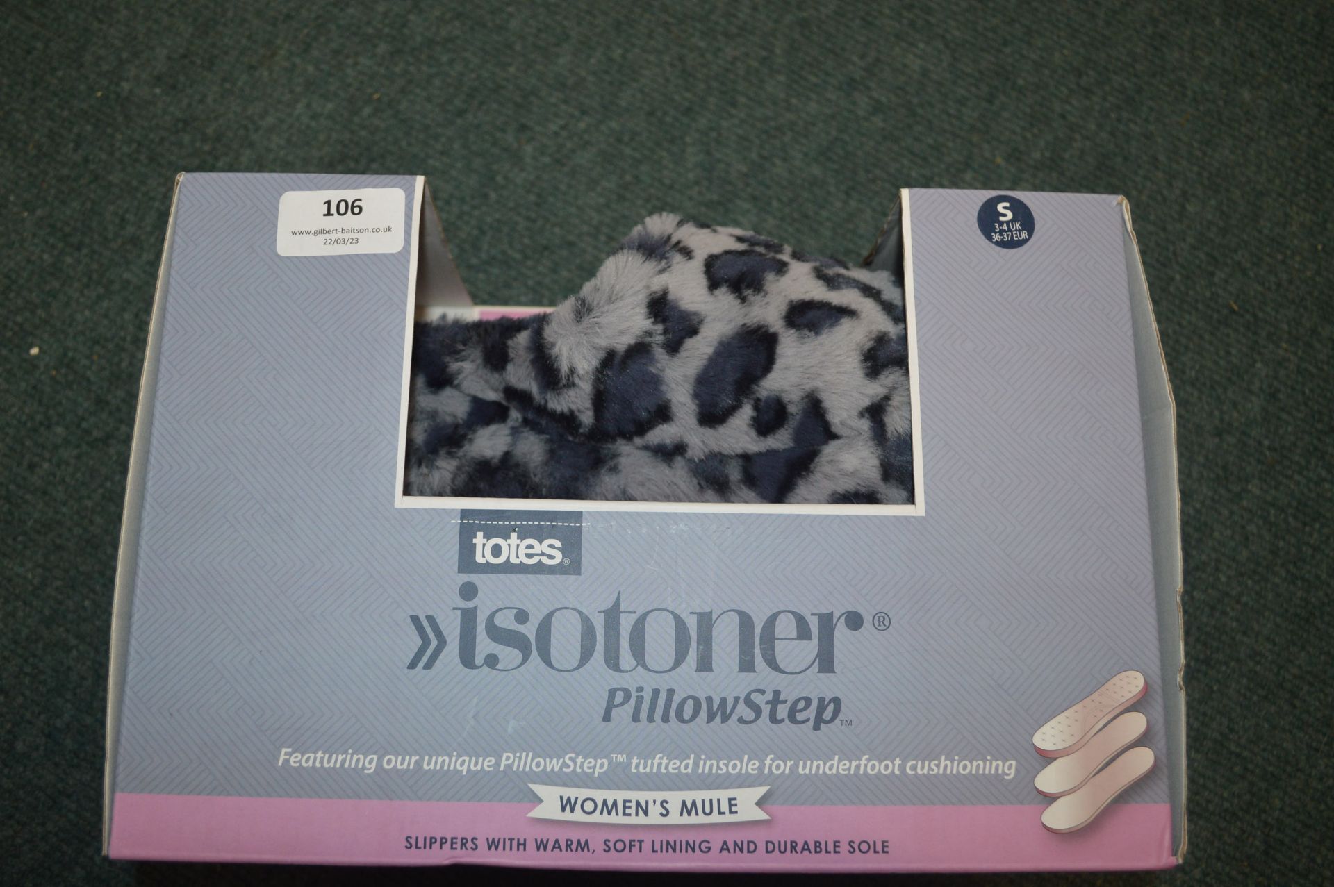 *Totes Isotoner Pillow Step Women's Mules Size: S