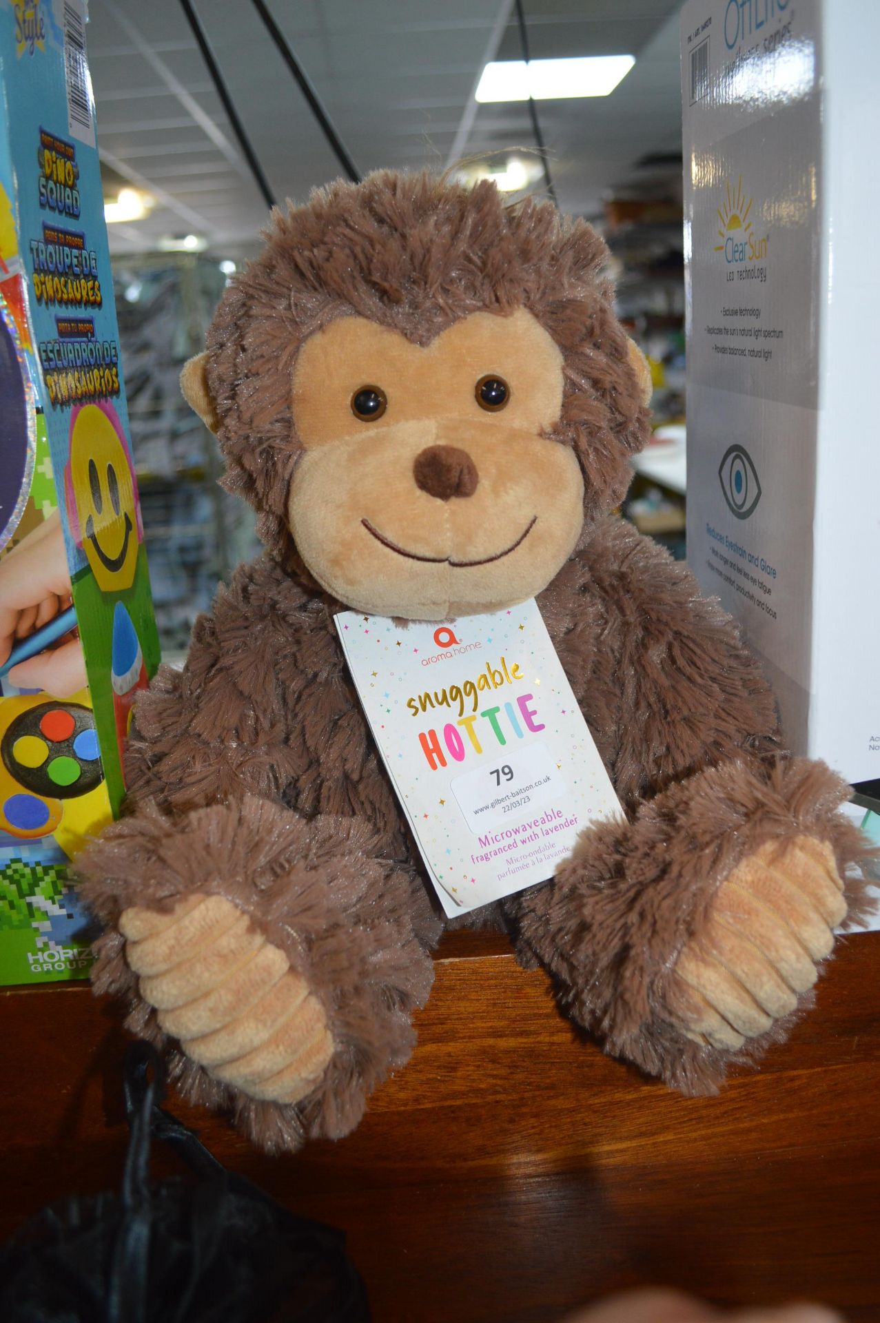 *Snuggable Hottie Fragranced Microwavable Monkey