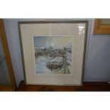 Tom Harland Framed Print "The Silent River Hull"