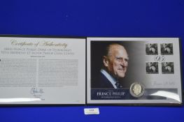 Westminster HRH Prince Phillips 2016 95th Birthday Silver Coin Cover