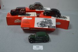 Four Somerville 1:43 Scale Diecast Model Cars