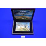 D-Day 75th Anniversary Commemorative Silver Coin Set Issued 2014