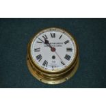 Brass Ships Clock by Thomas Armstrong & Brother Manchester & Liverpool (working condition)