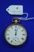 9k Gold Pocket Watch by Waltham USA - Birmingham 1925