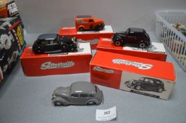 Four Somerville 1:43 Scale Diecast Model Cars