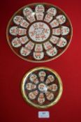 Masons Ironstone Masterpiece Collection Wall Plaque and Small Plate