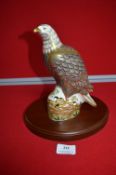 Large Royal Crown Derby Sea Eagle with Gold Stopper