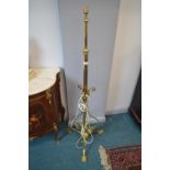 Ornate Brass Standard Lamp