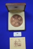 Great Western Railway 150th Anniversary Bronze Medal Issued by Royal Mint