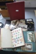 Victorian Postcard Album, Shipping Photographs, Stamp Albums, etc.
