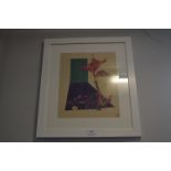 Framed Michael Winters 1968 Pen & Ink Sketch