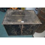 *Metal Deed Box for Beckingsale & Co.