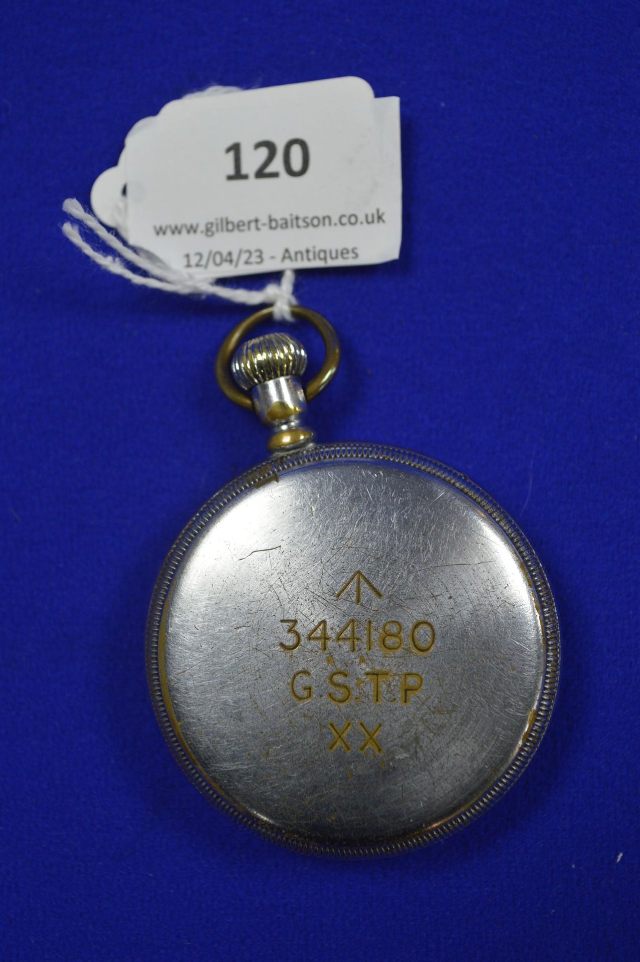 Military Elgin Pocket Watch (in working order) - Image 2 of 3