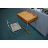 Triang School Desk with Folding Chair