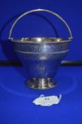 Hallmarked Sterling Silver Sugar Basket - London 1868, ~253g