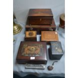 Victorian Work Boxes etc.