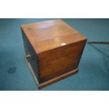 Large Victorian Oak Carry Box