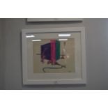 Framed Michael Winters 1968 Pen & Ink Sketch